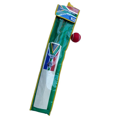 Wooden Cricket Bat Set No 3 With Tennis Balls